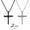 Black&Silver, variant on Jewelry Necklace Mens Jewelry Cross Necklace Necklaces Mens Necklaces Black/Silver Cross Necklace for Men 2 Pack