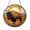 Acrylic 3.5 Inch, variant on Prairie Sunset Glass Window Panel with Buffalo Wildlife Scene, Western Landscape Light Catching Decor, Rustic Nature Glass Hanging for Home Window Display