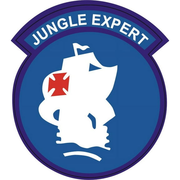 3.8 Inch USARSO Jungle Expert Vinyl Decal