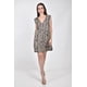 thumbnail image 5 of Vestido recto escote V Roman Fashion /Juvenil, 0N4 (Animal print) beige M, 5 of 5