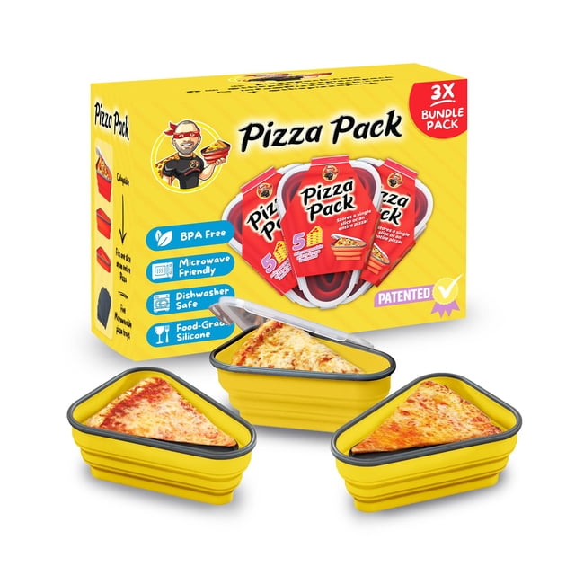 Pizza Pack: el recipiente reutilizable perfecto para almacenar pizza