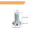 thumbnail image 2 of Tornillos de Máquina Phillips Cabeza Plana 50 Uds Unique Bargains Zinc Chapado Acero Carbono, 2 of 5