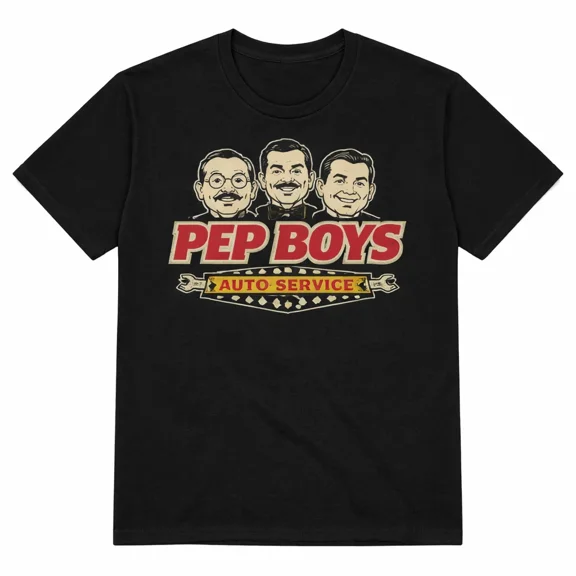 Pep Boys Logo 80s 90s Vintage Auto Classic Service Graphic Unisex T-Shirt ,up to size 5XL