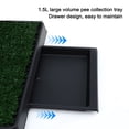 thumbnail image 4 of Dog Grass Pad with Tray, Reusable Dog Pee Grass Pads, Dog Litter Box, Potty Training Litter Tray, Washable Pee Pads, Artificial Grass Patch for Indoor, Balcony, 4 of 7