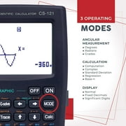 CATIGA CS-121 Scientific Calculator with Graphic Functions and Multiple Modes (Black)