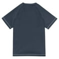 thumbnail image 6 of FORMRS Boys Rash Guard with Short Sleeves UPF 50+ Swim Shirts Sizes 3-12T, Navy Floral Pattern, 6 of 6