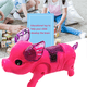 thumbnail image 5 of Vogacara Animal juguete electrónico alimentado por caminar Animal plástico niños juguete con música ligera Videojuegos portátiles Rosa roja Vogacara FN000235-02, 5 of 6