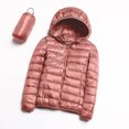 thumbnail image 6 of CFLVAEK Plus Size Down Jackets for Women with Hood Cold Weather Puffer Quilted Coats with Pockets Solid Color Long Sleeve Winter Outerwear Rose Gold L, 6 of 8