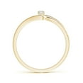 thumbnail image 2 of ANGARA Natural Six Prong-Set Diamond Bypass Promise Ring in 14K Yellow Gold for Women (Size-2.5mm| Color-H| Clarity-SI2) | April Birthstone, Anniversary, Jewelry Gift for Women | Natural Diamond Ring, 2 of 8