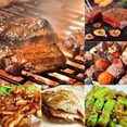thumbnail image 3 of OUNONA Easy to Clean Portable Grill Stainless Steel 1Set for Outdoor Enjoyment, 3 of 8