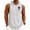 White, variant on Yifymode Men's Workout Hooded Tank Tops Sleeveless Gym Training Hoodies Bodybuilding Muscle Cut Off T Shirt,Vermilion M
