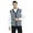 Gray, variant on Toptie Men's Sweater Cardigan Vest Slim Fit Stylish Button Down Knitted-Beige-XL