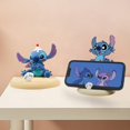 thumbnail image 4 of Nueva figura de Disney Lilo & Stitch, lindo soporte para teléfono móvil, soporte para teléfono de Stitch, soporte de escritorio con agarre Tok, soporte para teléfono móvil, regalos de cumpleaños, jugu, 4 of 5