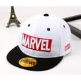 thumbnail image 1 of Gorro de béisbol de dibujos animados para niños y niñas, gorro de hip hop con borde plano, Spiderman, plantilla de dibujos animados animados, gorros de bebé de 2 a 8 años, Marvel hola suerte  unisex, 1 of 2