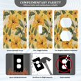 thumbnail image 5 of Switch Panel Switch Decoration 2.76x4.53x0.28 Inches Unused Outlet Cover Switch Plate Wall Plates Living Room Kitchen Bedroom Study Switches Big Yellow Flowers, 5 of 8