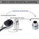 thumbnail image 3 of 4pcs Ratchet Adapter Adapter Set Socket Adapter Ratchet 1/2" to 3/8",3/8" to 1/2",1/4" to 3/8",3/8" to 1/4 "Reducing Adapters for Sockets and Bits, 3 of 5