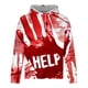 thumbnail image 3 of Fiudx Sudadera con Capucha para Hombre, Elegante Sudadera con Capucha de Manga Larga Estampada, Ropa Informal para Uso Diario, Ajuste Cómodo y Ligero, Perfecta para Ocasiones de Invierno y Primavera,, 3 of 4