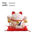 thumbnail image 2 of QualitChoice Ceramic Fortune Cat Figurine Lucky Cute Style Crafts Cartoon Animals Statue Storage Box Piggy Bank Office Desktop Type 1 Type 4, 2 of 6