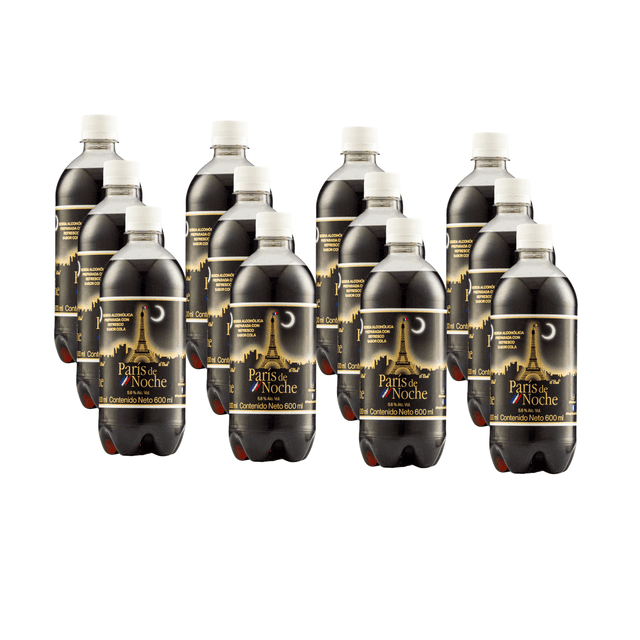 12 Pack Bebida París De Noche 600 Ml París De Noche Bebida Alcohólica Preparada