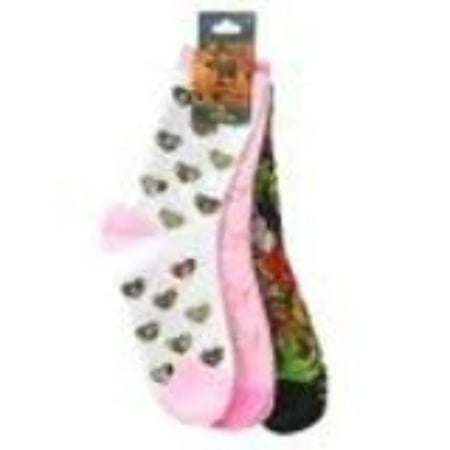 

Princess 3pk Crew Socks Kids Size 3-6
