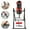Black&Red, variant on Fichiouy Foldable Inversion Table Gravity Hang Back Pain Relief and Fitness Heavy Duty