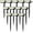 Cool White, variant on Solar Spot Lights Outdoor, Solar Lights Outdoor Waterproof with 4 Light Mode 2-in-1 Landscape Spotlights Solar Powered Yard Garden Outside Flood Light for House Pathway Tree