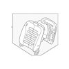 Genuine OE Kia Seat Back Assembly - 88300-4D341KS2