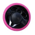 thumbnail image 2 of kurtrusly Universal Soft Warm Plush Car Steering Wheel Cover Elastic Automobiles Auto Steering-Wheel Case Protector, 2 of 5
