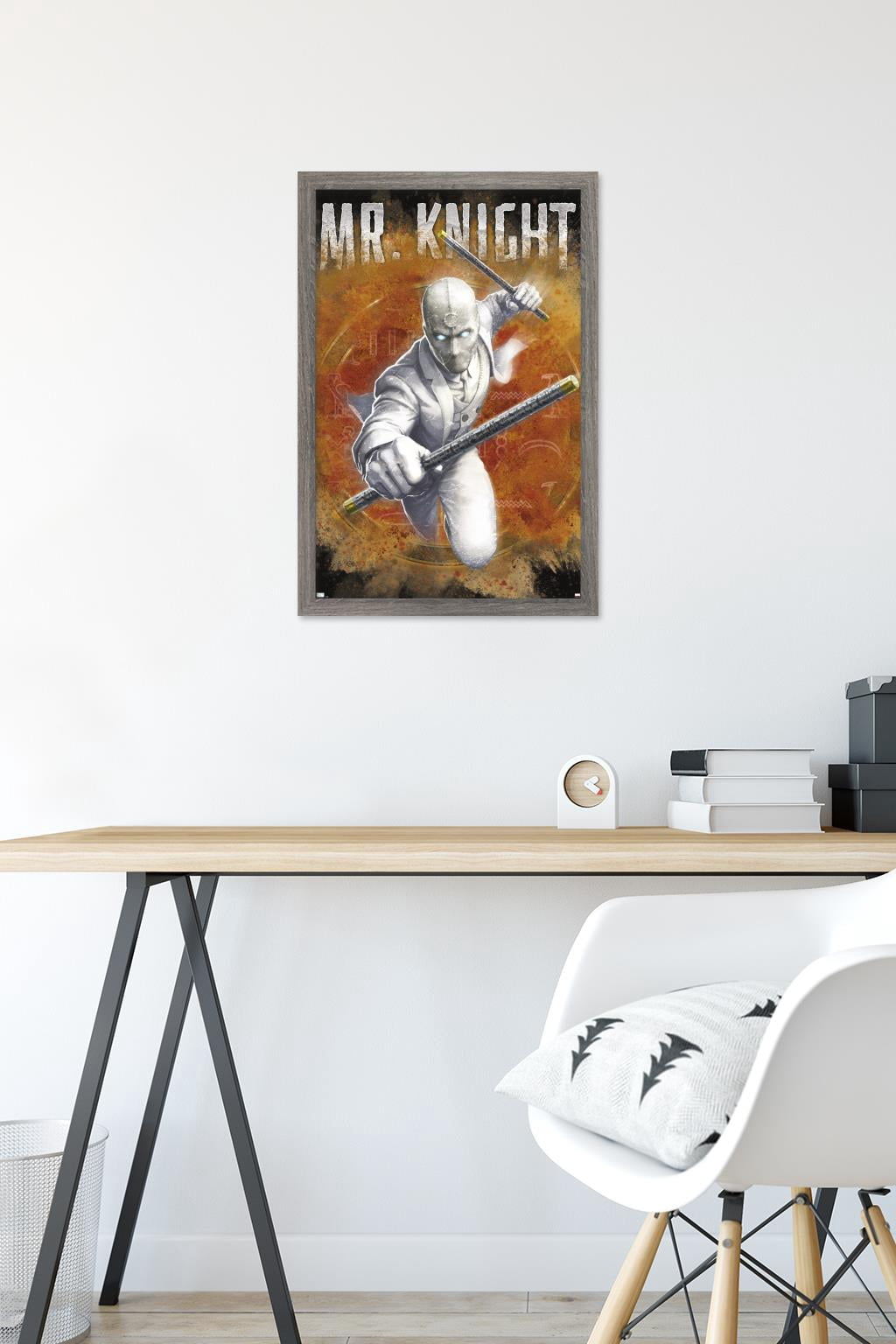 Marvel Moon Knight - Mr. Knight Wall Poster, 14.725" x 22.375" Framed