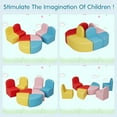 thumbnail image 2 of Kinbor Toddler Couch Daycare Furniture, 8pcs Seating Set Children Chairs Sofas Colorful Flexible Seating for Daycare Preschool Playroom, 2 of 9