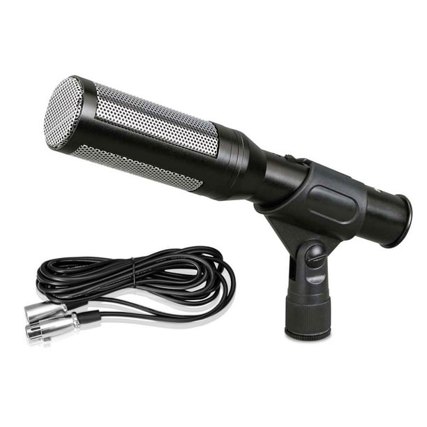 Pyle PDMIC35 Professional Shotgun Microphone, Electret Condenser Mic