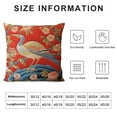 thumbnail image 5 of Nawypu Queenie  Oriental Chinese Phoenix Decorative Throw Pillow Case Cushion Cover, 5 of 5