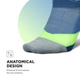 thumbnail image 7 of Feetures Elite Light Cushion No Show Tab Ankle Socks - Sport Sock with Targeted Compression - Bahama Blue, M (1 Pair), 7 of 7