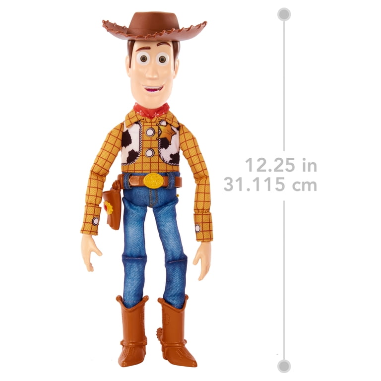 Disney Pixar Toy Story, Roundup Fun Woody Large Talking Figure 12