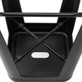 thumbnail image 3 of Lacoo Indoor-Outdoor 30'' Modern Tolix Style Metal Backless Light Weight Bar Stools with Square Seat, Deep Black, 3 of 4