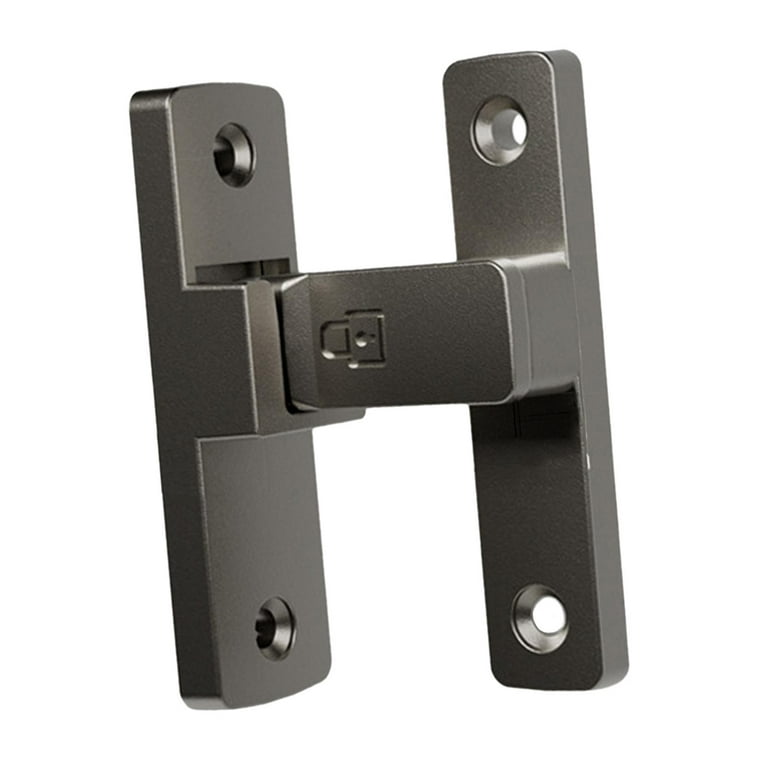 90 Degree Door Latch Locking Latch with Fixing Screws Hardware Heavy Duty Flip Latch Safety Door Lock for Garage Office Barn Sliding Door Bathroom