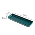 thumbnail image 4 of Long Sushi Plate Green Snack Dish Serving Sushi Dumplings Appetizers Decorative Tableware Home Restaurants, 4 of 4