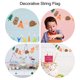 thumbnail image 3 of GOOHOCHY 2pcs Fiesta de cumpleaños Banner Fondo decorativo Cadena Banderas Adorno para niños, 3 of 7