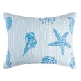 thumbnail image 7 of Levtex Home - Sandy Cove Quilt Set - Twin Quilt and One Standard Sham - Coastal Stripe - Blue White - Quilt (68x86in.) and Sham (20x26in.) - Reversible - Cotton, 7 of 7