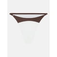 thumbnail image 5 of Kacey Lee Women's and Women's Plus Bikini Bottoms with Seaming, Sizes XS-3X, 5 of 5