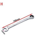 thumbnail image 1 of Fridja Spanners Ratcheting Combination Hand Tool Wrench Kit Repairing Home Garden, 1 of 2
