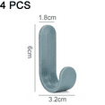 thumbnail image 2 of Wall Adhesive Hooks Heavy Duty, Waterproof Self Adhesive Hooks Reusable Ceiling Adhesive Hooks, 2 of 6