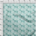 thumbnail image 2 of oneOone Georgette Viscose Fabric Circle Block Fabric Prints By Yard 42 Inch Wide, 2 of 4