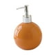 thumbnail image 3 of Dispensador de jabón de manos con bomba de 550 ml, recargable, para encimera de cocina y tocador. naranja, 3 of 9