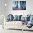 thumbnail image 3 of Designart Mysterious Fairytale Wood - Landscape Photography Throw Pillow - 12x20, 3 of 5