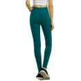 thumbnail image 4 of Women's Medium Weight Breathable Cotton Leggings (S, Peacock), 4 of 4