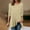 Khaki, variant on AXXD Women's T-Shirts Tunic Basic Summer 2024 Casual Full Long Sleeve Casual Loose Tunic Tops Crewneck Sweatshirts