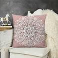 thumbnail image 2 of Pink Striped Christmas Decorations Pillow Covers Merry Christmas Winter Holiday Farmhouse Decor Throw Pillows Cushion Case, 2 of 5