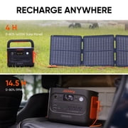 Jackery Explorer 1500 v2 Portable Power Station, 1536Wh LiFePO4 Solar Generator, 2000W Rated Power, 1H Rapid Charging, 10ms UPS Function, Suitable for Outdoor Activities, Emergency Backup, Camping