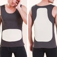 thumbnail image 3 of Men Thermal Underwear Tops Fleece Lined O Neck Tank Tops, 3 of 5